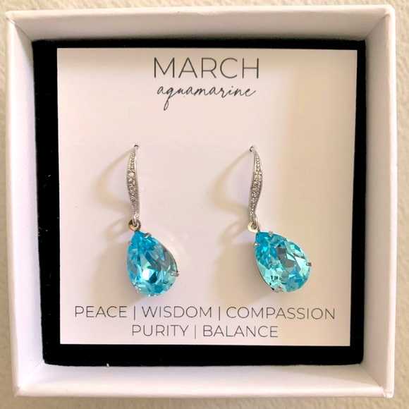 Jewelry - Aquamarine earrings 🦋